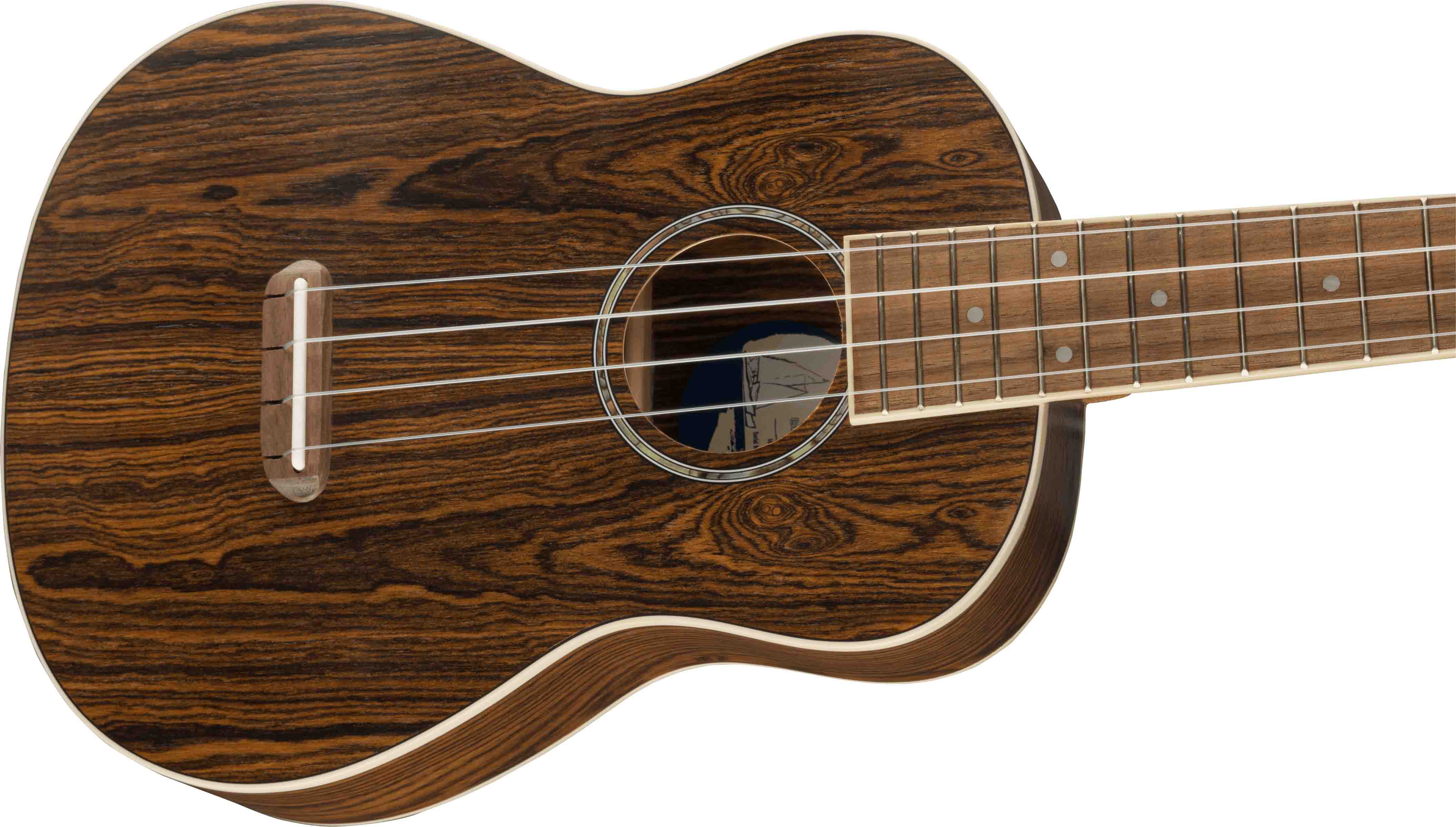 全国配送無料の-Fender Zuma Exotic Concert Ukulele Natural Spalted